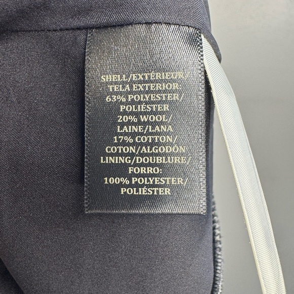 Ann Taylor Wool Plaid Trouser Pants Grey - Picture 7 of 7